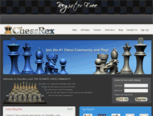 Tablet Screenshot of chessrex.com